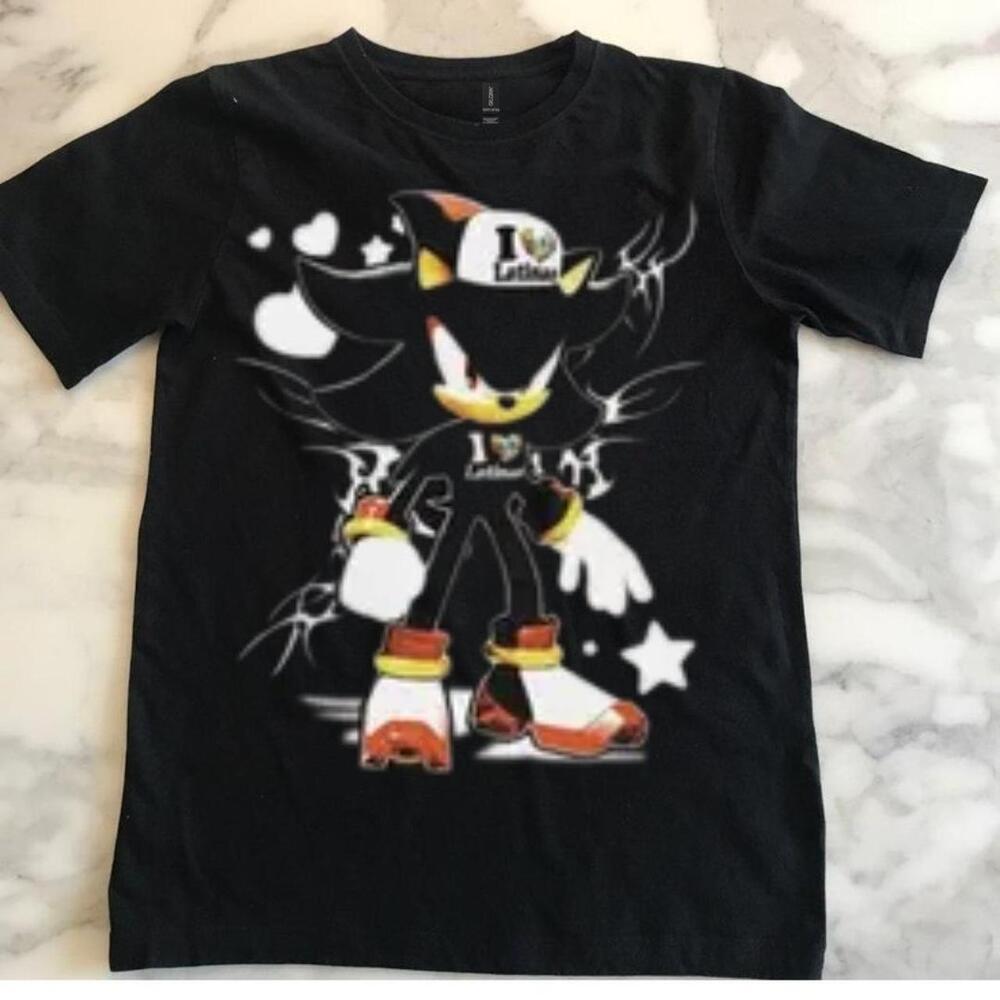 Black Sonic The Hedgehog T-Shirt